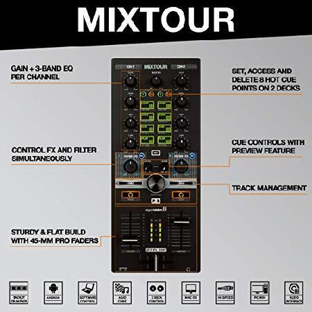 Reloop Mixtour All-In-One Controller-Audio Interface for iOS Andriod Mac for DJAY並行輸入