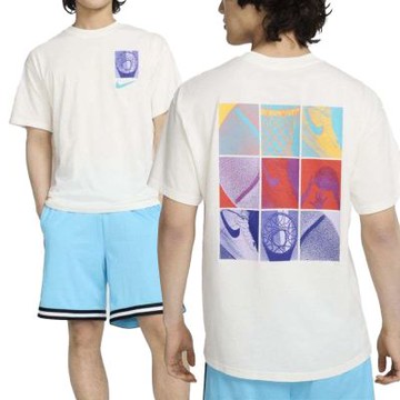 Nike As M Nk Tee M90 Oc 1 短袖 男款 白色 寬鬆 落肩 印花 T恤 HJ3326-133