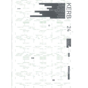 Kerb 24: Territory -9781945150043 英文設計書 [建築人設計人的店-上博圖書]