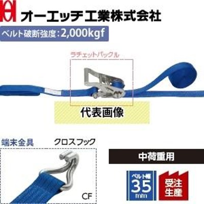 OH(オーエッチ工業) 荷締機 ラッシングベルト LSR300 CF10-40CF