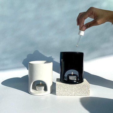 陶瓷精油燃燒器，極簡風格 AR-BN02