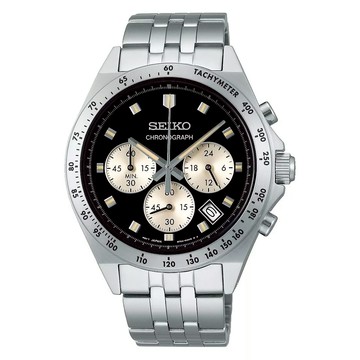SEIKO 精工錶 都會紳士三眼計時手錶 男錶-8T63-02R0D/SBTR047J