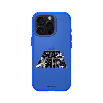 iPhone 16 Pro Clear 激光藍 - 迪士尼-星際大戰 Star Wars - Spaceship Logo-經典