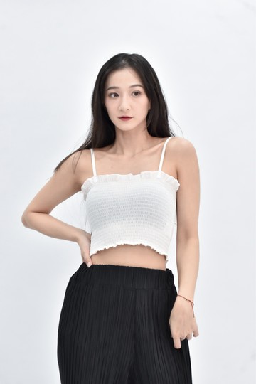 (S) fifty percent 細肩帶白色上衣