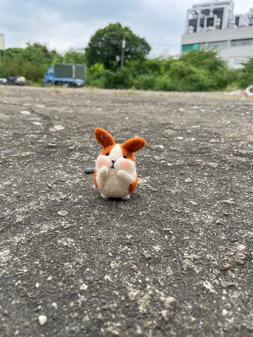 全身站立兔子 羊樂多羊毛氈樂園