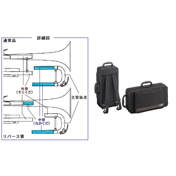 YAMAHA(ヤマハ) YTR-3335S トランペット 銀メッキ リバース シルバー 管楽器 B♭ Trumpet セット G　北海道 沖縄 離島 不可