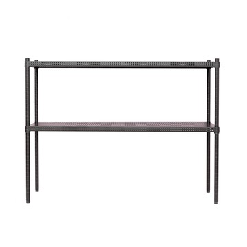 【dayneeds】極致美學 120x45x90公分二層烤黑沖孔層架