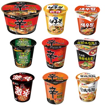【蝦皮直營】韓國 農心 泡麵 超進化濃郁牛骨辛碗麵/海苔/辛香菇/天婦羅海鮮/激辣/辛辣白菜/安城/爽口/蝦味杯麵