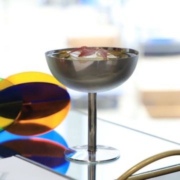 酒吧器皿 不銹鋼蝶形雞尾酒杯 冰淇淋杯 小吃碟香料碟 飛碟香檳杯