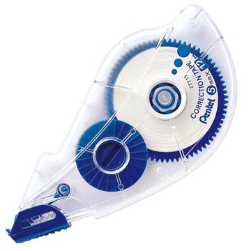 飛龍Pentel拋棄式修正帶XZTT-15WT/5mmx12M