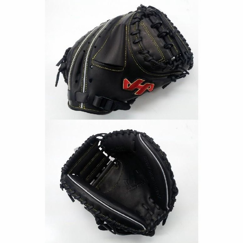 少年軟式用キャッチャーミット ハタケヤマ ブラック TH-JR8B