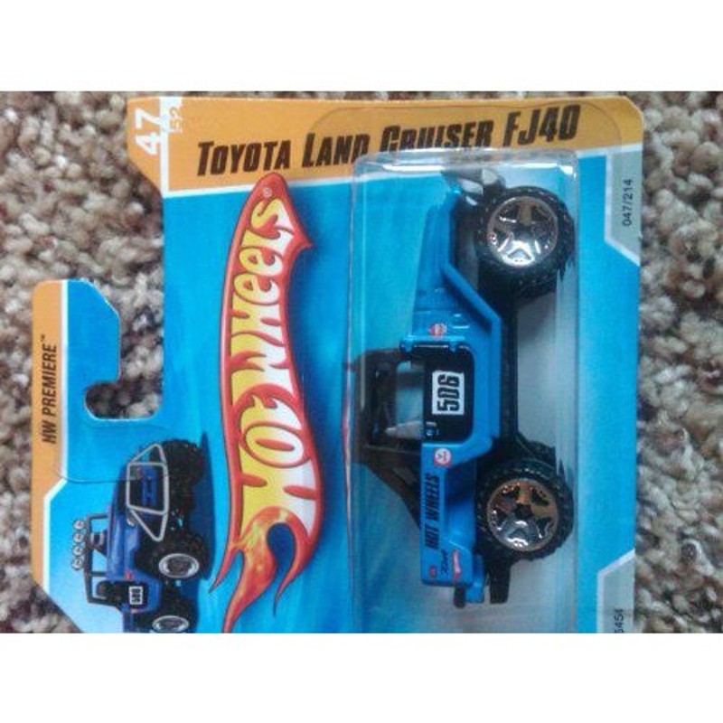 2011 Hot Wheels ホットウィール Toyota Land Cruiser FJ40 Blue SHORT