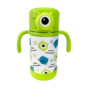 TSUM TSUM Disney系列 保溫瓶 把手款 280ml 316L不鏽鋼  大眼仔 綠色  1個