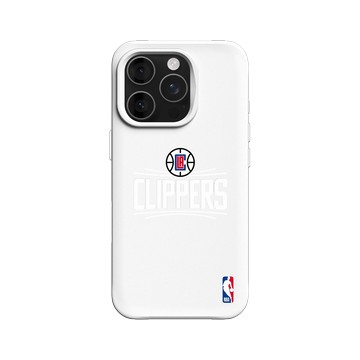 iPhone 16 Pro SolidX 白 - NBA - Logo-洛杉磯快艇 L.A. Clippers - Light