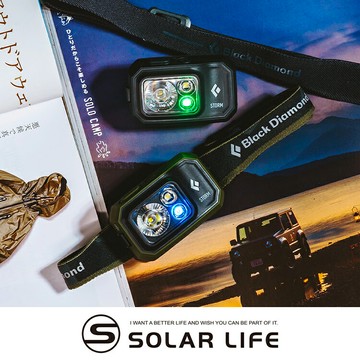 Black Diamond STORM 450頭燈 S22.夜跑頭燈 防水跑步頭燈 充電頭燈 LED頭戴燈 登山露營釣魚