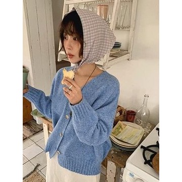 Codibook｜韓國 DAILYJOU 寬鬆V領羊毛針織外套［預購］針織外套 女裝