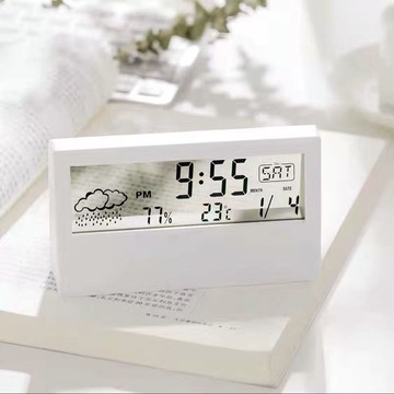 🔥臺灣出貨🔥LCD時鐘 電子時鐘 多功能電子鐘 溫度時鐘 夜光時鐘 桌上時鐘 鬧鐘