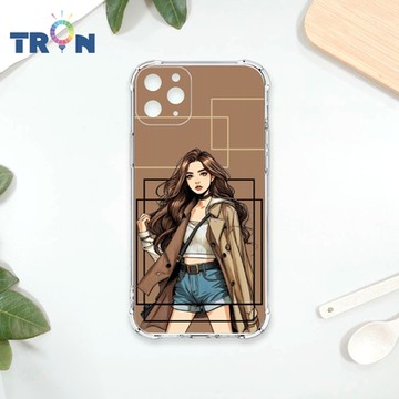 TRON IPhone 11 PRO MAX 雜誌風女孩 四角防摔 軟殼 手機殼