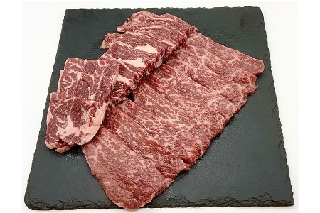 信州菅平高原原産希少短黒和牛特上焼肉セット4人800g（カルビ・ロース）