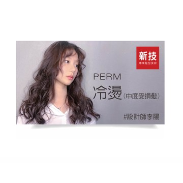 【新技專業髮型美容】【冷燙】中度受損髮