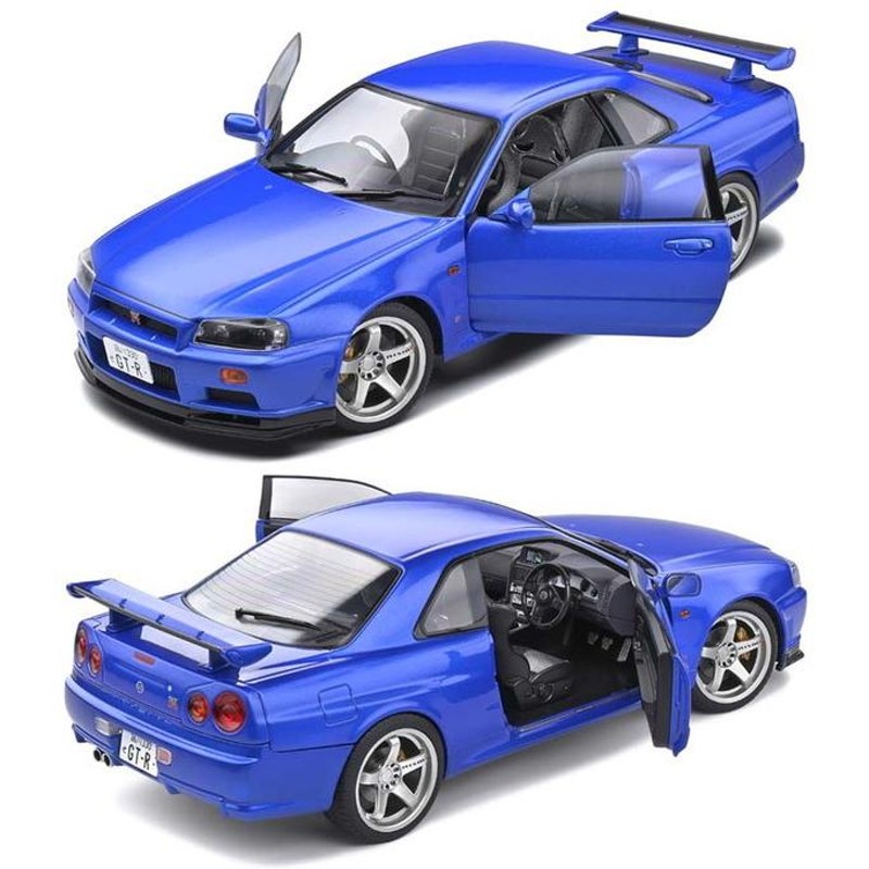 おすすめ】 SOLIDO 1 18 日産 スカイライン R34 GT-R ニスモホイール