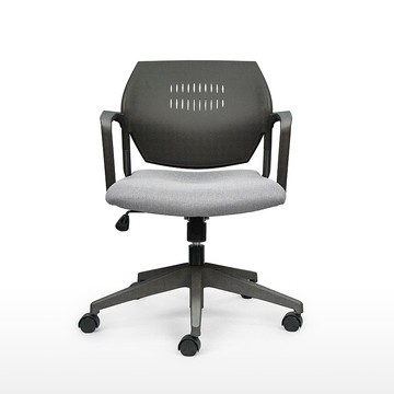 IMPRESSA | 設計師辦公椅 - 黑 x 鐵灰座