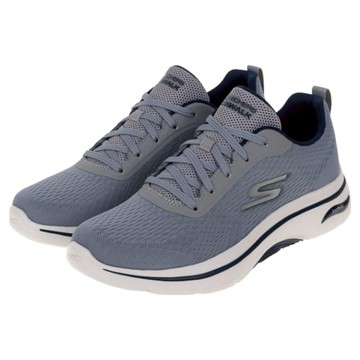 SKECHERS 男款 GO WALK ARCH FIT 2.0 D楦休閒鞋 216516GRY  27.5cm  灰色