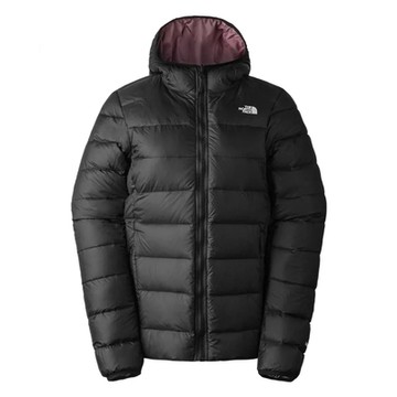 The North Face 北臉 外套 女款 運動連帽外套 羽絨外套 防潑水 雙面穿 W 黑 NF0A83OKO6O