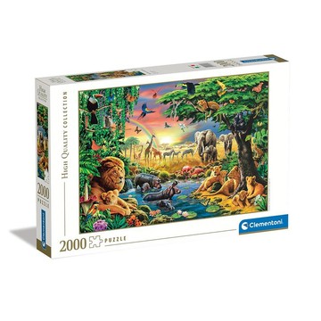 非洲聚會 2000片拼圖 Clementoni