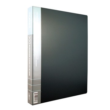 雙鶖Flying 30孔活頁名片簿/300名/BNC-300/黑