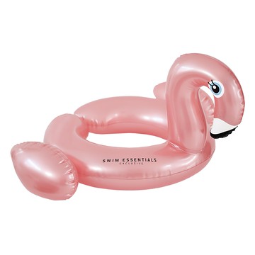 SWIM ESSENTIALS 荷蘭幼兒造型游泳圈 55cm 玫瑰粉紅鶴 安全環保材質 適合3歲以上兒童  玫瑰粉紅色  1個