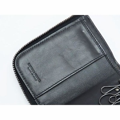 美品 ボッテガ ヴェネタ イントレチャート L字ファスナー 4連