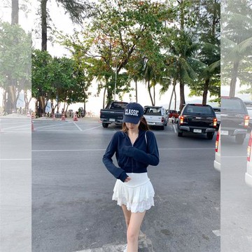 Madofit麻豆/Girls' skirts小短裙合集！側開叉半裙/刺繡蛋糕裙~