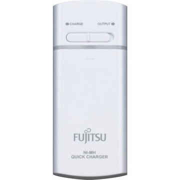 【FSC322FX-W】Fujitsu 富士通 充電電池 FSC322FX-W 3號充電電池2入+充電器（白色）