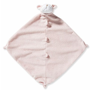 美國Angel Dear 動物嬰兒安撫巾 粉紅鬥牛犬