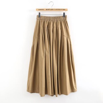 外貿女裝大牌剪標出口余單真品折扣店原單訂單尾單尾貨口袋半身裙