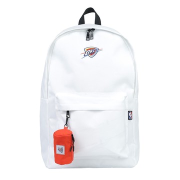 NBA OKC Thunder 後背包 白色 吊飾小包 35551750 00 noA22