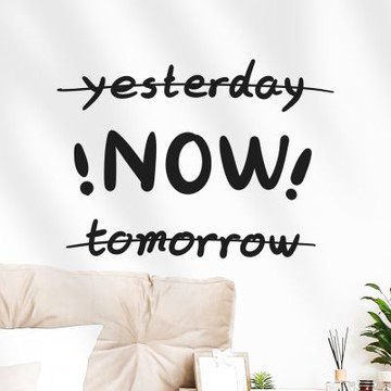 【MR.ZAKKA】創意萬用裝飾貼紙-標示系列 NOW!! 居家布置 DIY可移式壁貼 無痕壁貼 牆貼