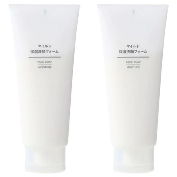 MUJI 無印良品 台灣公司貨 溫和保濕洗面乳  200g  2條