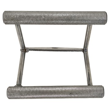 AB Sport 三角拉把 空心型拉桿 健身器材配件 鋼鐵+聚氯乙烯(PVC)  800g  銀色  1個