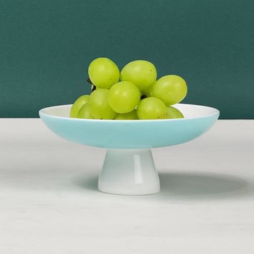 骨瓷水果盤精致簡約客廳輕奢高端糖中式高腳零食盤茶室茶幾托盤