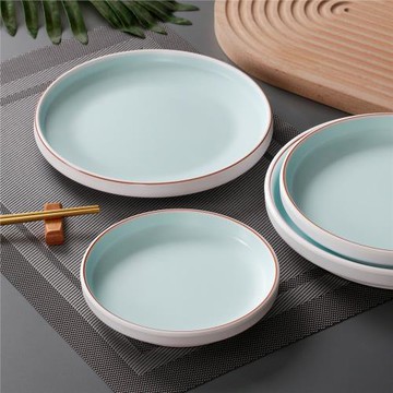 臺德密胺餐具仿瓷餐盤火鍋菜盤酒店飯店炒菜涼菜商用盤子塑料圓盤