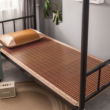 （熱門爆品）（萬人回購）涼席 竹蓆 碳化竹涼席 涼席單人學生宿舍 0.9m床草席1.2竹席 1席子1米2單人涼席 80公分竹子