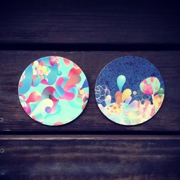 Po Hsun HUANG：Artist's Cup Mats Set 午茶杯墊組
