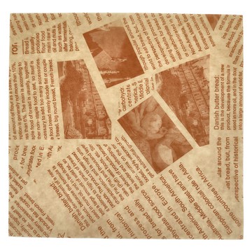 吸油紙 棕色印花  18 x 18cm  1包  500張