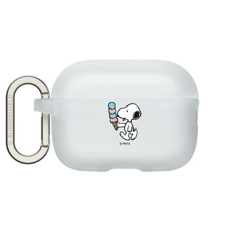 AirPods Pro 2 AirPods Case 透明 - 史努比 Snoopy - 吃冰淇淋