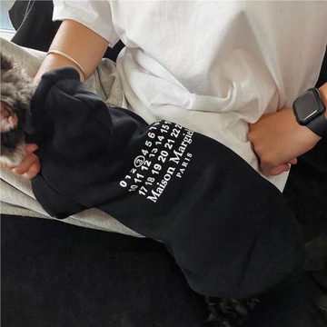 SPHYNX PLANET 無毛貓衣服斯芬克斯德文秋冬保暖衛衣MM6小眾黑色