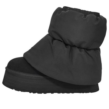 (WMNS) UGG Classic Mini Dipper Puffer Boots 'Black'