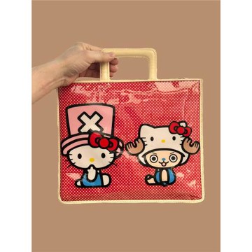 日本原單HelloKitty超可愛平板電腦包卡通紅色ipad包辦公手拎包女