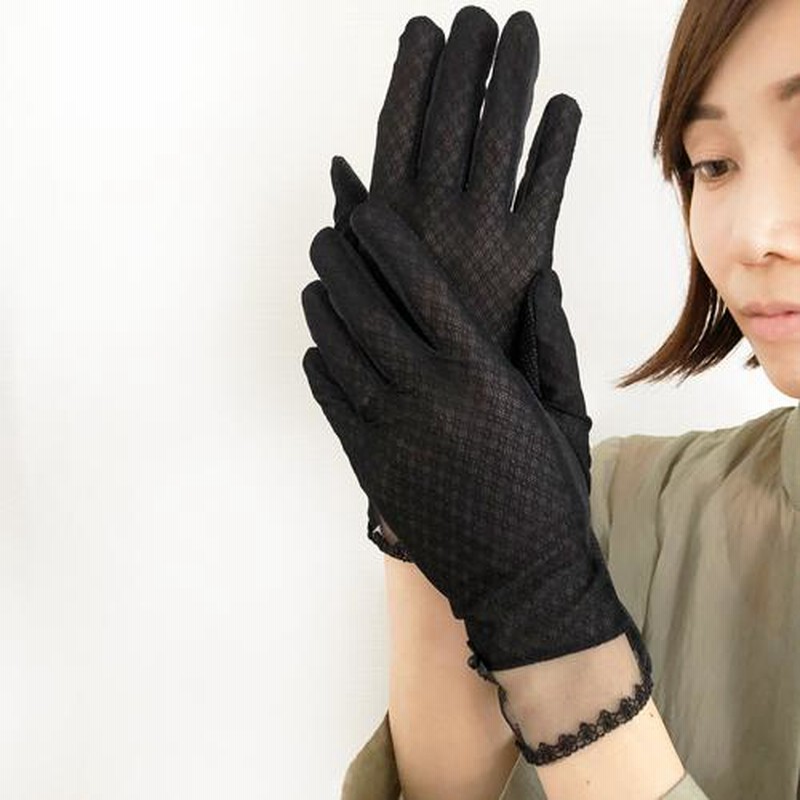 手袋 スマホ対応 レディース タッチパネル対応 春夏秋 接触冷感